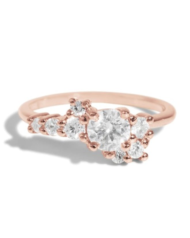 Burst Cluster Diamond Ring