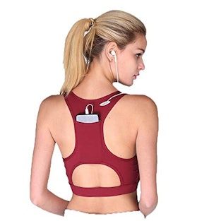 14A Smart Sports Bra With A Back Pocket For Your Phone