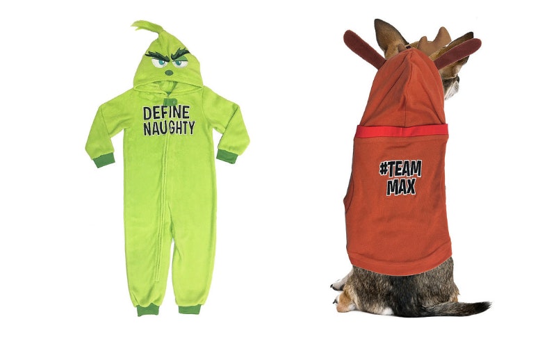 Grinch and best sale max onesies