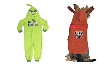 Party City s Grinch Onesies For You Your Dog Are Here For