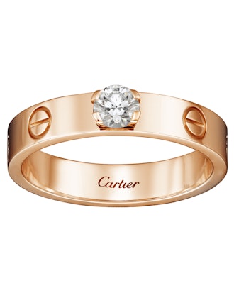 Love Solitaire Ring