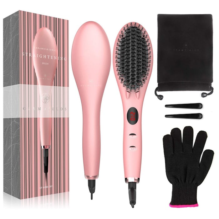 GLAMFIELDS Hair Straightening Brush