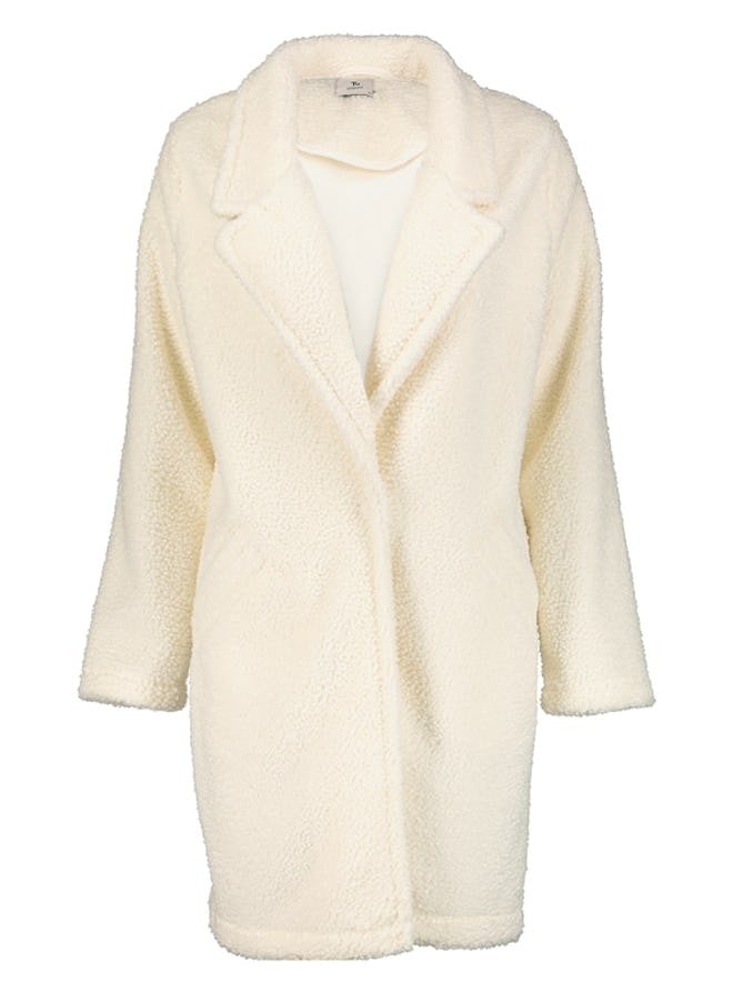 Cream Teddy Overcoat