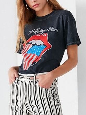 The Rolling Stones American Flag Lips Tee