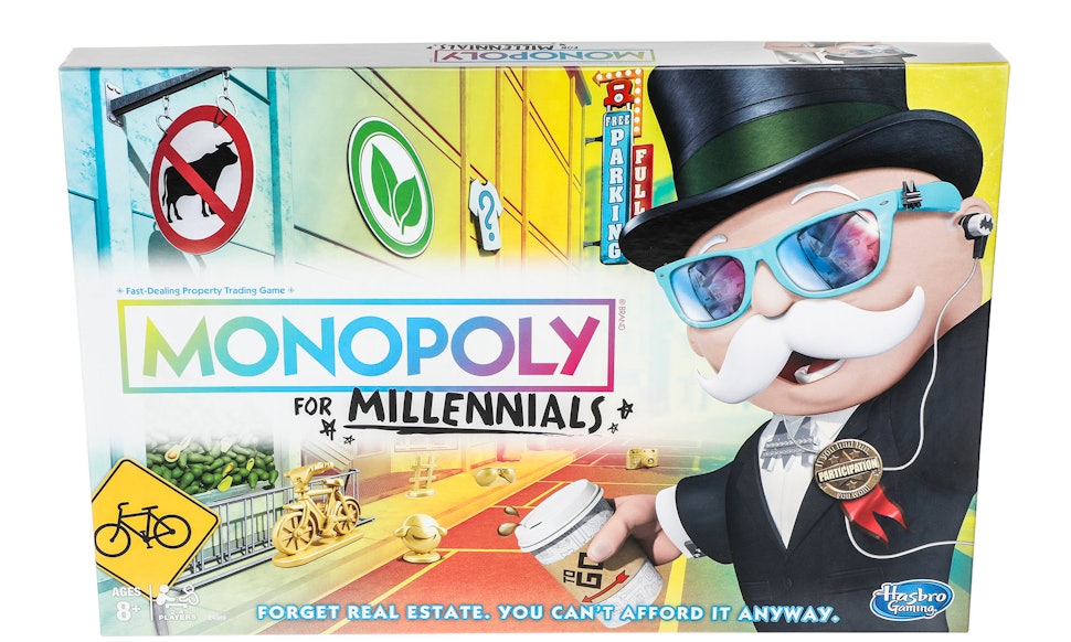 Image result for monopoly for millennials