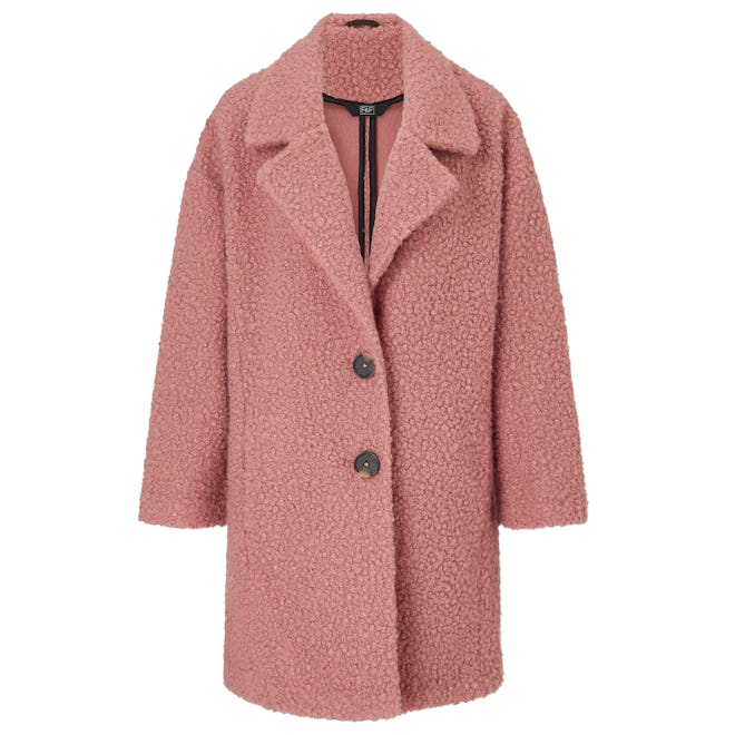 Pink Crombie Coat