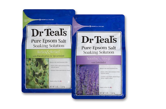 Dr Teal's Epsom Salt Soaking Solution, Eucalyptus and Lavender (2 Count)