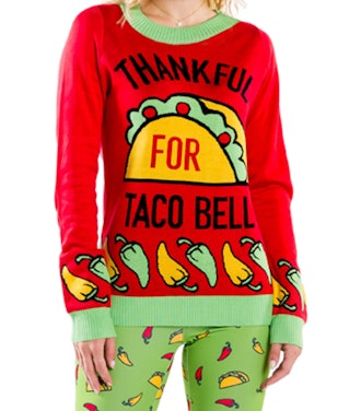 Taco Bell X Tipsy Elves Sweater