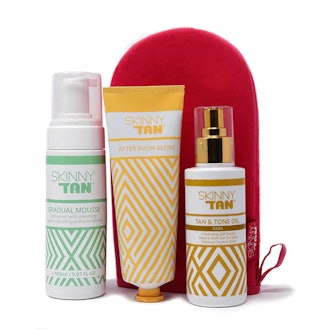 Skinny Tan Fake Tanning and Mitt Gift Set, previously £59.99