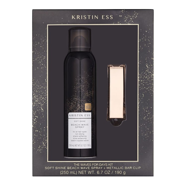 Kristin Ess Soft Shine Beach Wave Spray + Metallic Bar Clip