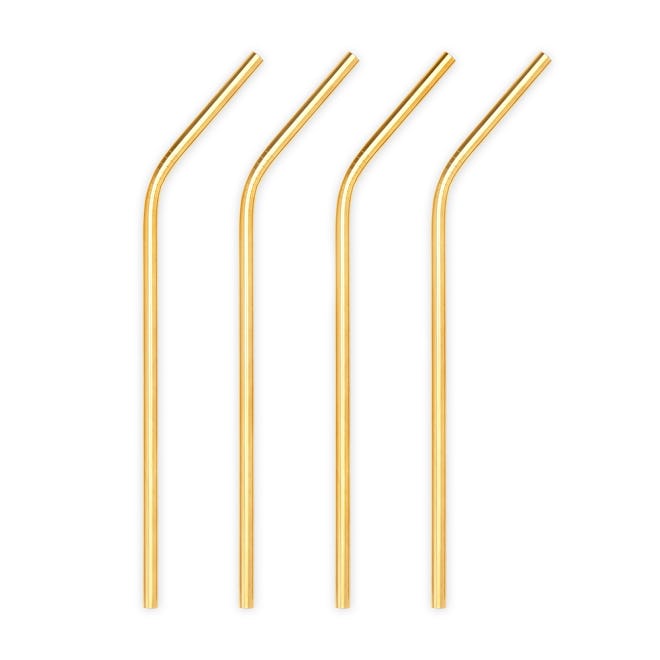 Gold Stainless Steel Straws