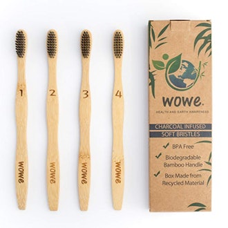 Wowe Charcoal-Infused Bamboo Toothbrush