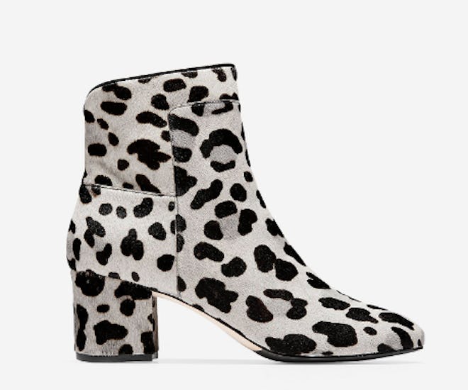 Arden Grand Bootie (60mm) in Mercer Ocelot Haircalf