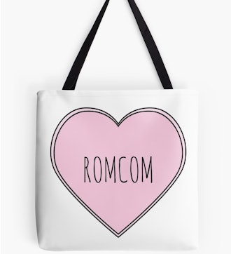 'Rom-Com' Heart Tote Bag