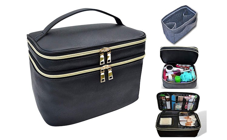Adee Joy Extra Large Capacity Makeup And Toiletry Bag