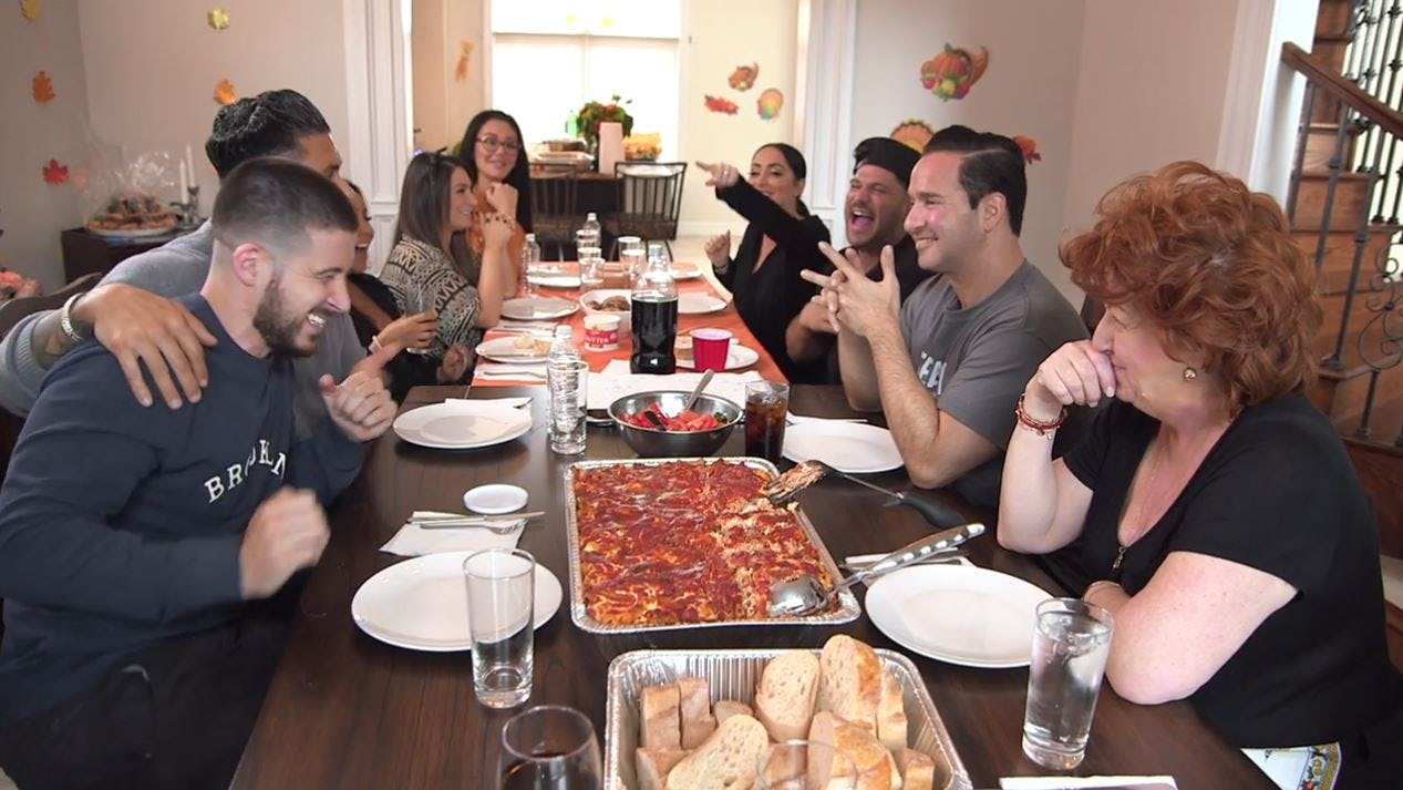 jersey shore friendsgiving watch online