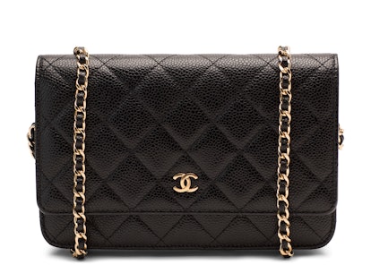 Chanel Wallet On Chain Quilted Black