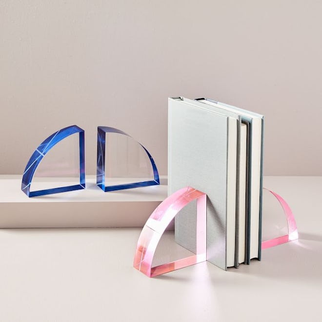 Color Pop Crystal Bookends