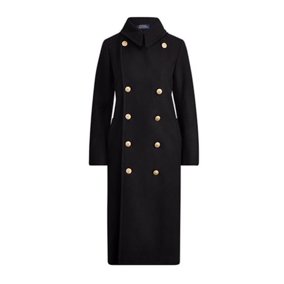 Double-Breasted Wool Coat