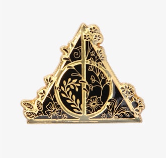 Harry Potter Golden Deathly Hallows Enamel Pin - BoxLunch Exclusive