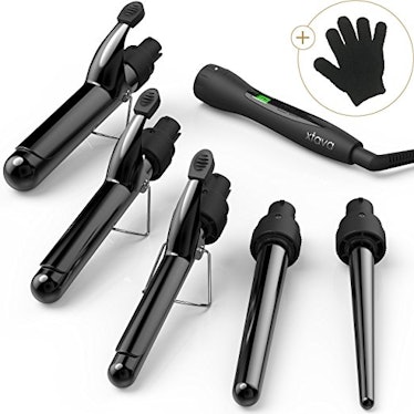 Xtava 5-In-1 Curling Wand Set