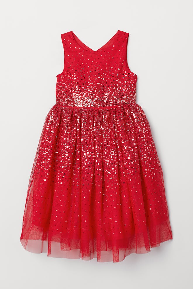 Tulle Dress with Sequins