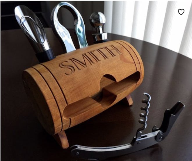 Daylors Personalized Engraved Barrel Wine Tool Set 