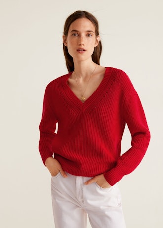 Openwork Cotton Sweater