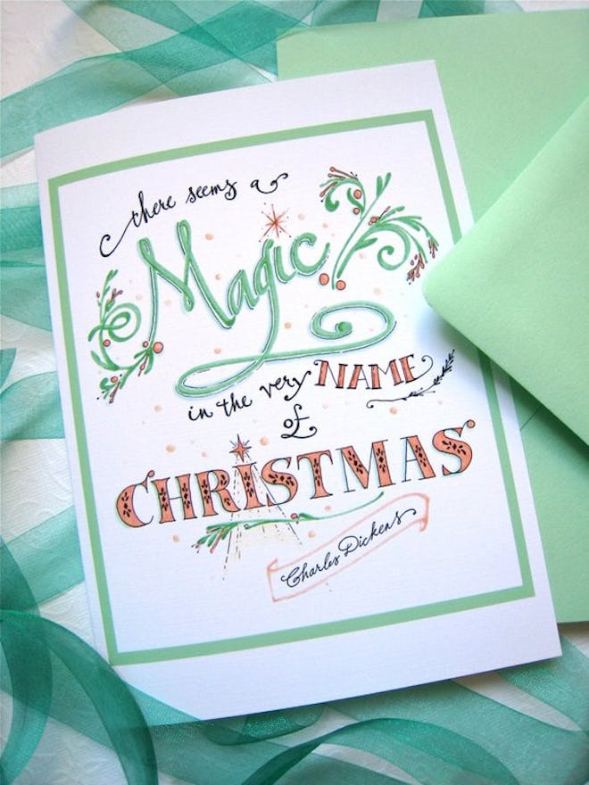 A Christmas Carol Card