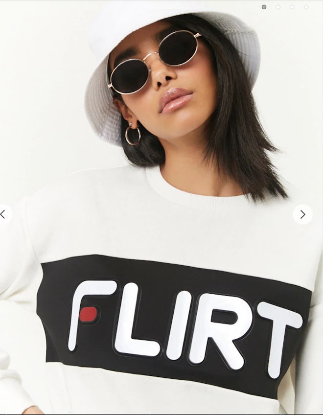 Flirt Colourblock Fleece Sweatshirt