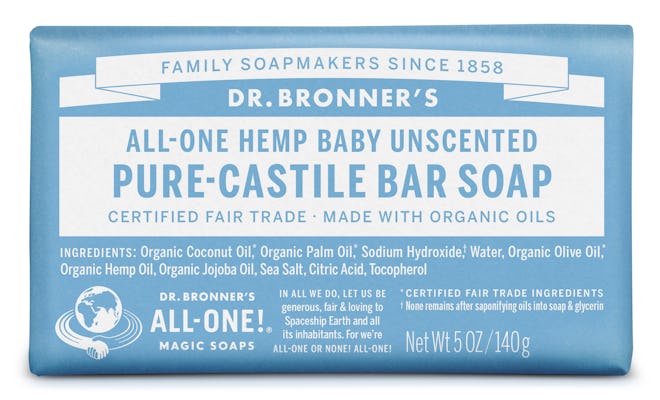 Dr. Bronner's Baby Unscented Bar Soap
