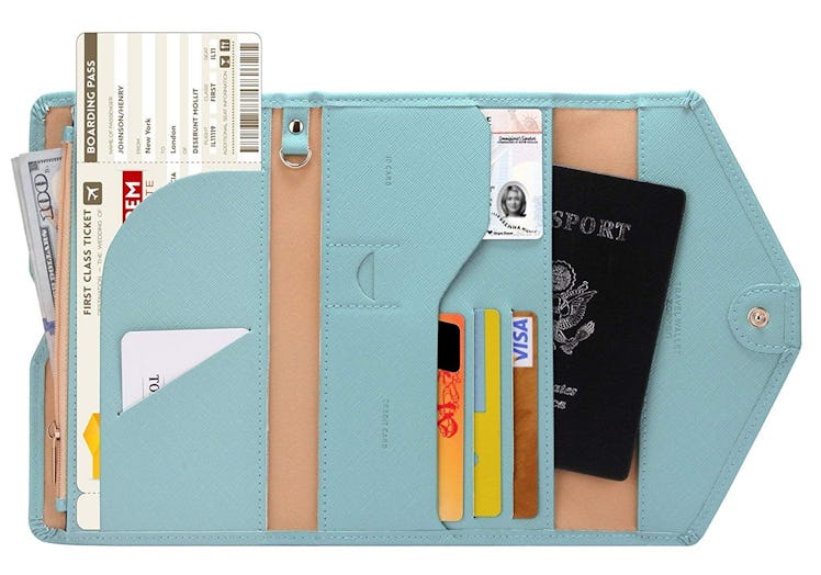 Zoppen Multi-Purpose RFID-Blocking Travel Wallet
