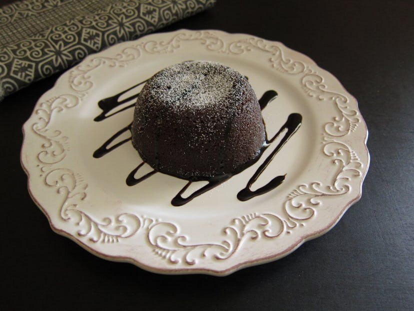 chocolate lava cake recipe you can make in an Instant Pot for Thanksgiving dessert