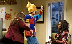 Kristen Wiig in a Thanksgiving sketch on SNL