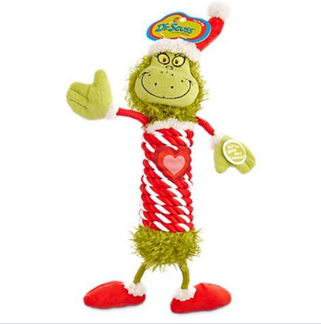 Dr. Seuss How the Grinch Stole Christmas Grinch with Rope Body Dog Toy, Large