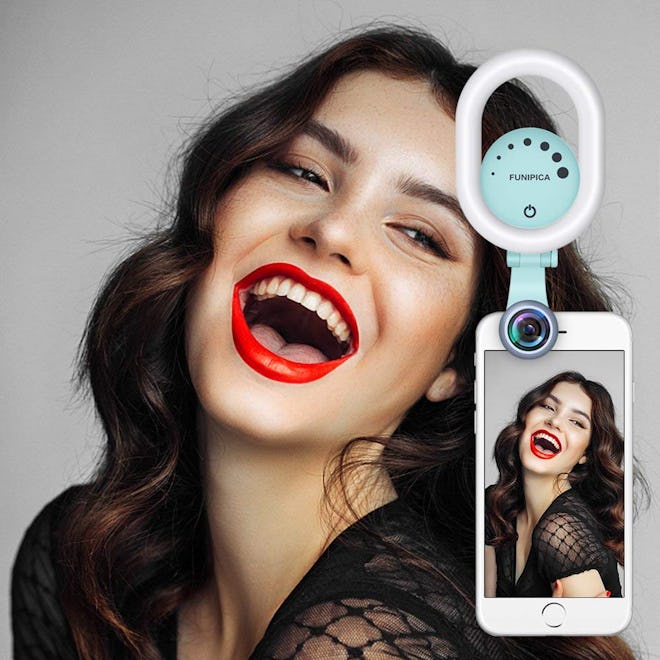 Funipica Wide Angle Selfie Ring Light 