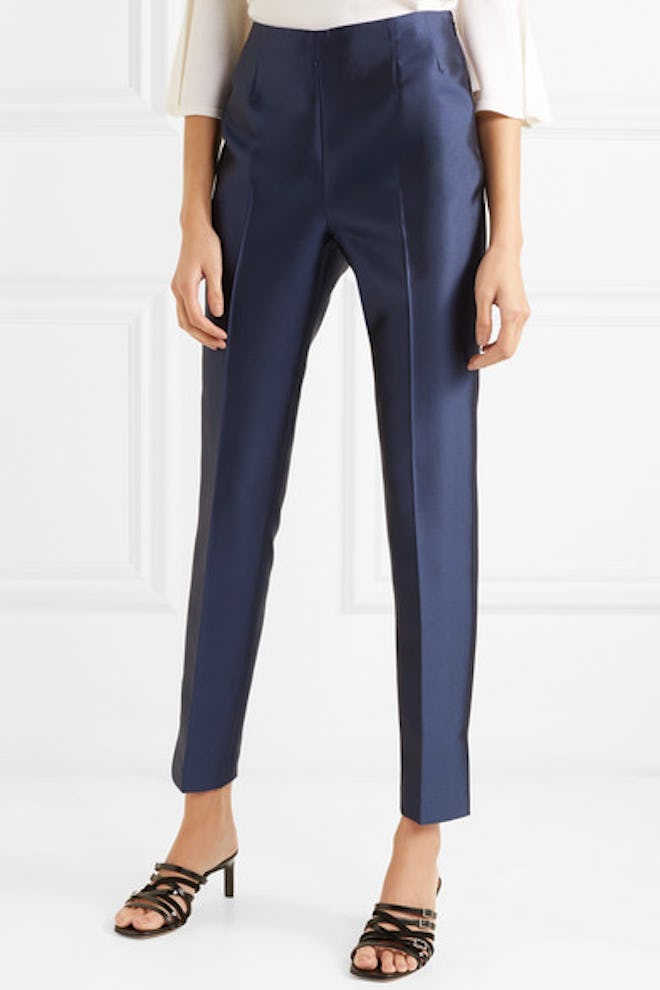 Gabriela Hearst Masto Silk And Wool-Blend Tapered Pants