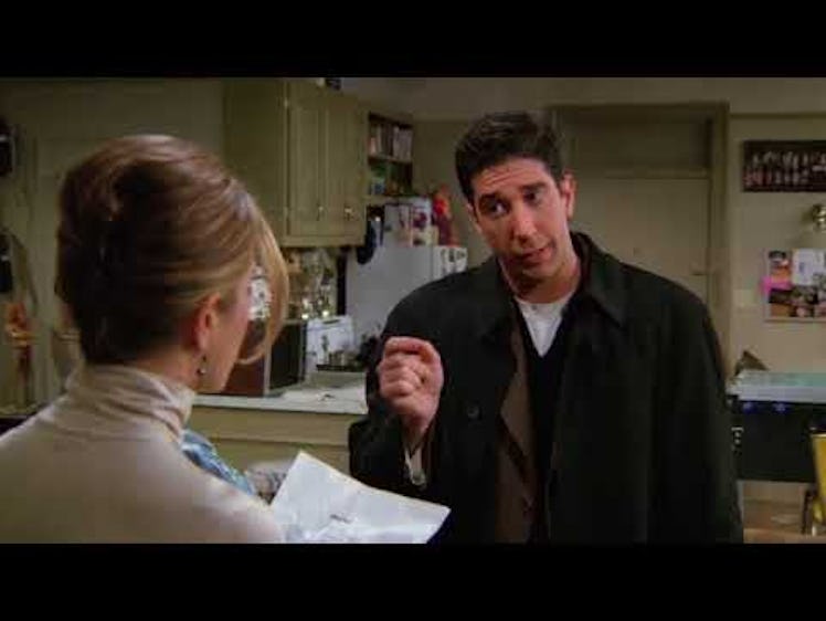 Rachel finds the list Ross wrote about her in Season 2 of 'Friends.'
