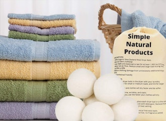 Simple Natural Products Wool Dryer Balls (6-Pack)