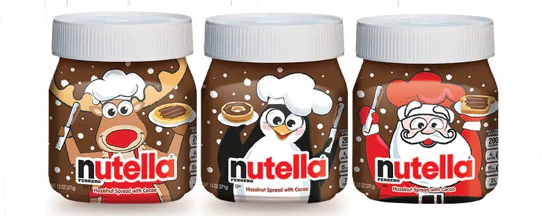Nutella's Limited Edition Holiday Jars Are Ridiculously Adorable — Here