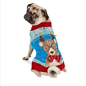 Holiday Tails Oh Deer Ugly Christmas Dog Sweater