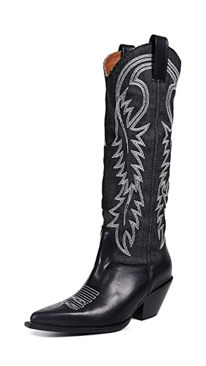 R13 Mid Straight Cowboy Boots  