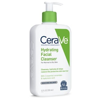 CeraVe Hydrating Facial Cleanser, Daily Face Wash for Normal to Dry Skin, 12 oz.