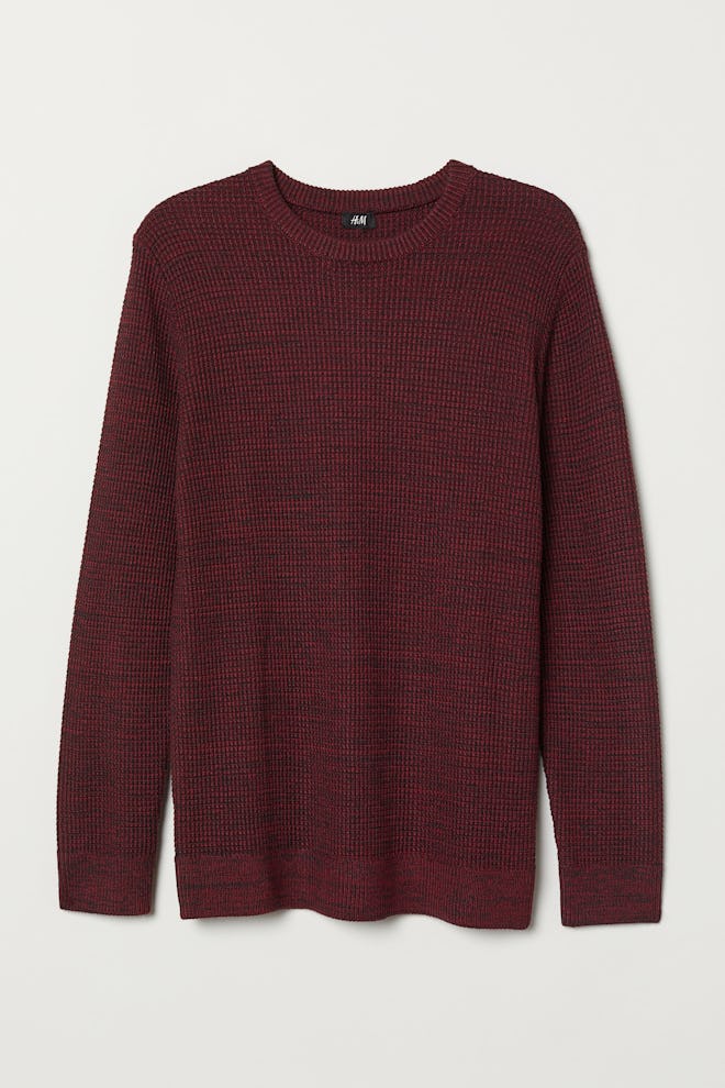 Textured-knit Sweater