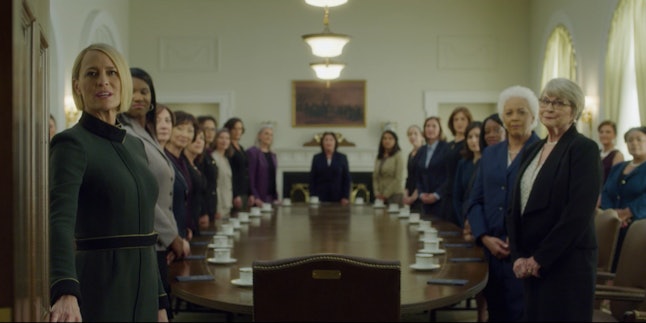 Claire Underwood's All-Female Cabinet On 'House of Cards' Season 6 Might Not Be As Feminist As ...