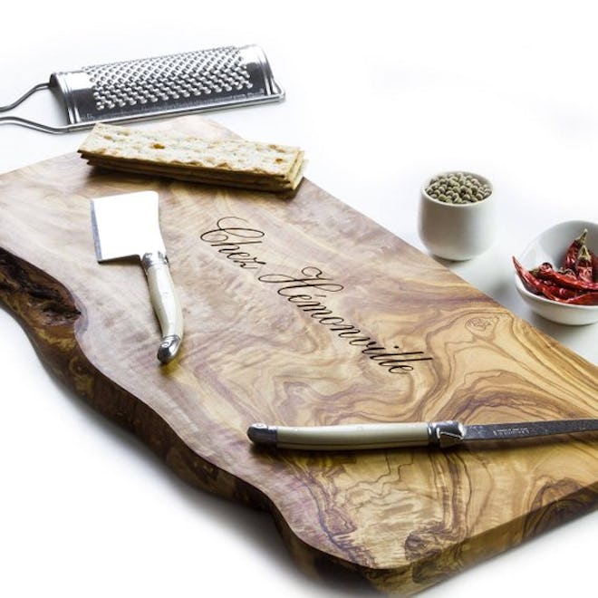 Rustic Flitch Personalized Rustic Olive Wood Chopping/Cutting/Cheese Board
