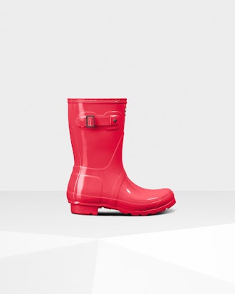 Women's Original Short Gloss Rain Boots: Hyper Pink