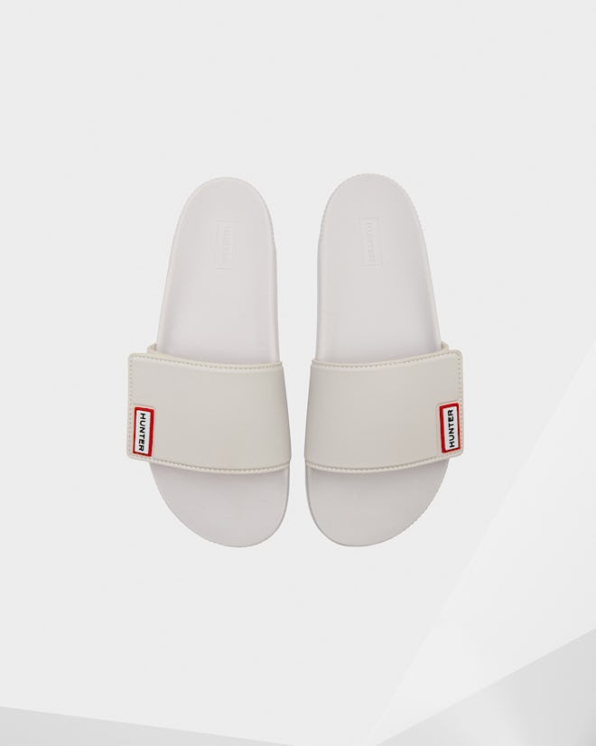 Women's Original Adjustable Slides: White