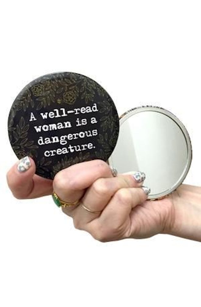Pocket Mirror: Well Read Woman