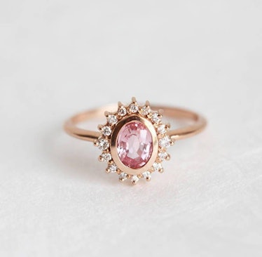 Sapphire Ring Diamond Ring